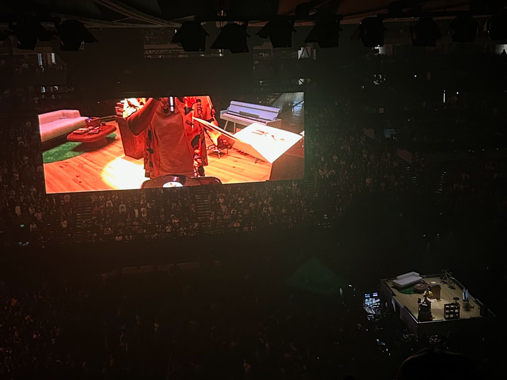 Tyler's Living Room stage